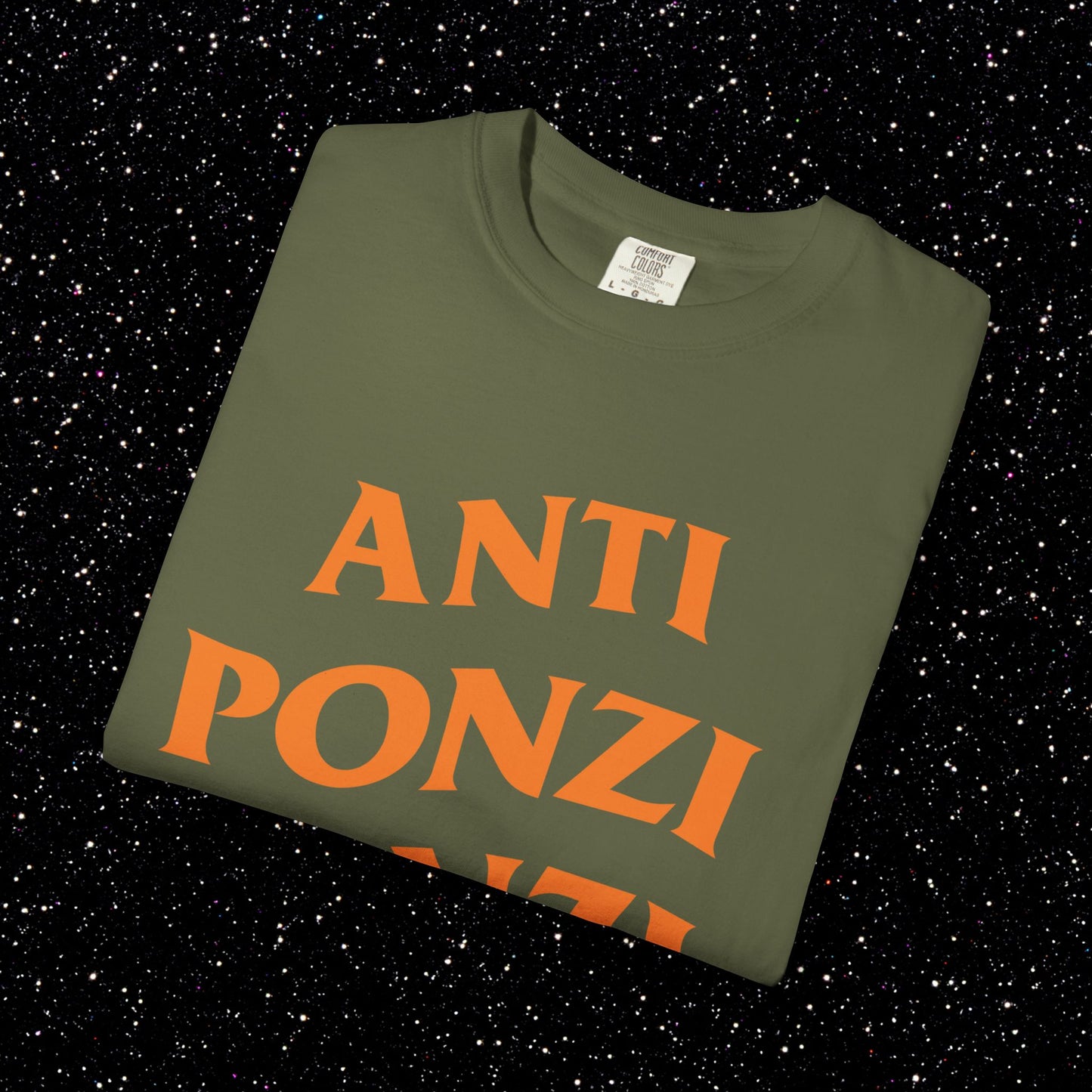 Anti Ponzi Ponzi Club Bitcoin Tee