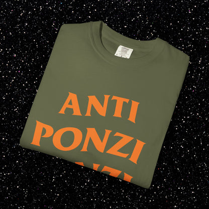 Anti Ponzi Ponzi Club Bitcoin Tee