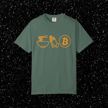 Eat Pray Bitcoin Tee