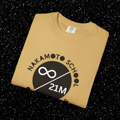 Nakamoto School of Economics ∞ / 21M Bitcoin Tee