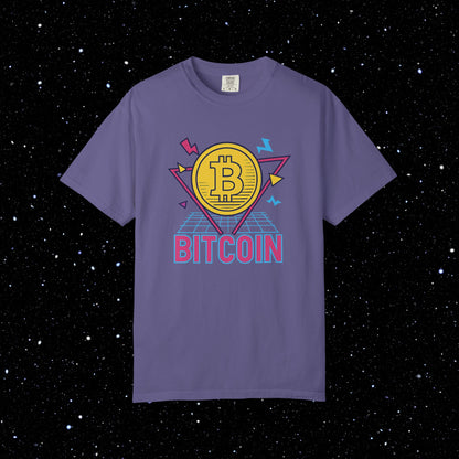 Bitcoin Eighties Synthwave Tee