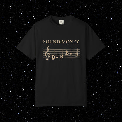 Sound Money Sheet Music Bitcoin Tee