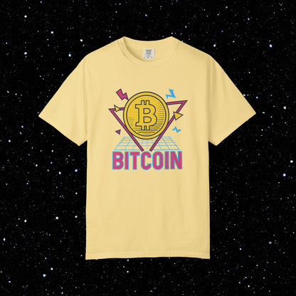 Bitcoin Eighties Synthwave Tee