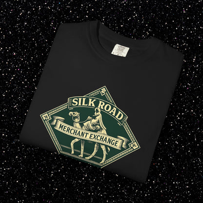Silk Road Merchant Exchange T-Shirt | Bitcoin Accepted Here | Heritage Trade Design
