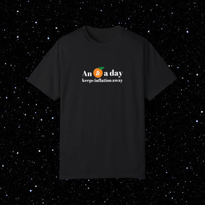 An Orange A Day Bitcoin Comfort Colors Tee Shirt