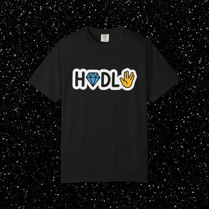 Live Long and HODL Bitcoin Emoji Tee