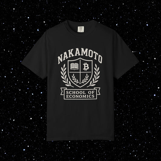 Nakamoto School of Economics Bitcoin Tee