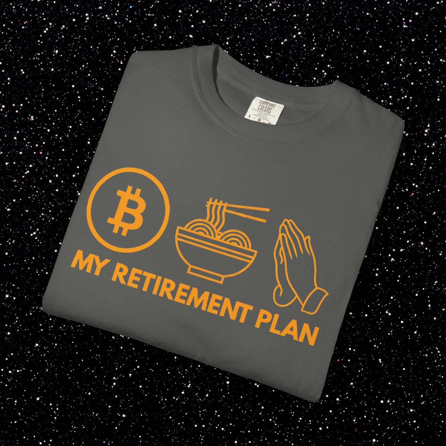 Ramen Retirement Plan Bitcoin Tee