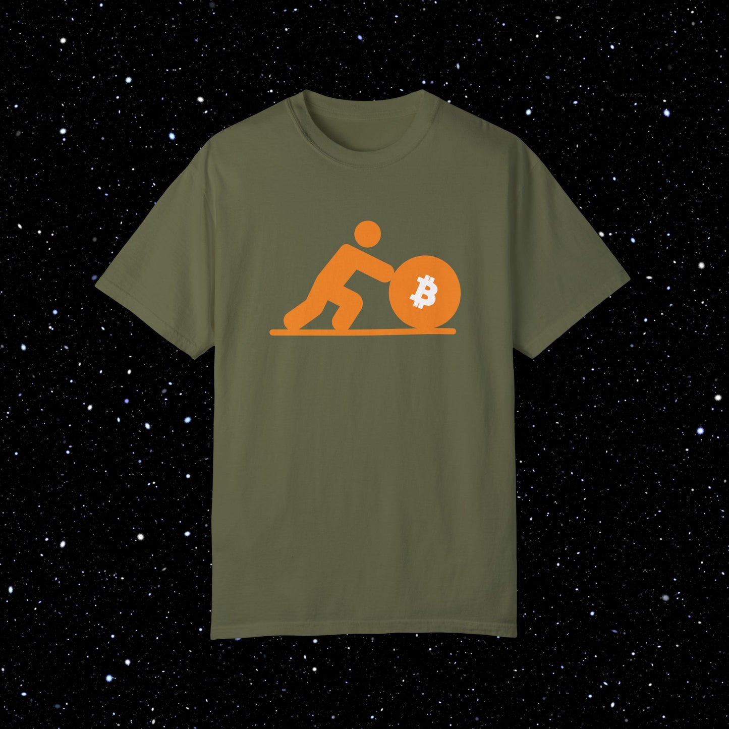 Pushin' B - Bitcoin Comfort Colors Graphic Tee