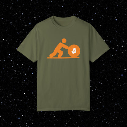 Pushin' B - Bitcoin Comfort Colors Graphic Tee
