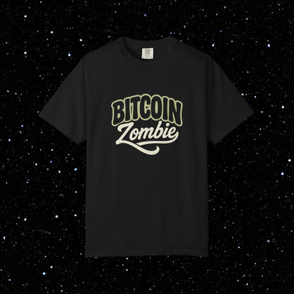 Bitcoin Zombie Typography Tee