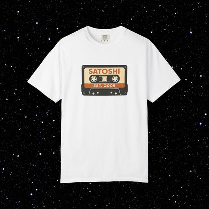 Satoshi Cassette Tape Bitcoin Tee