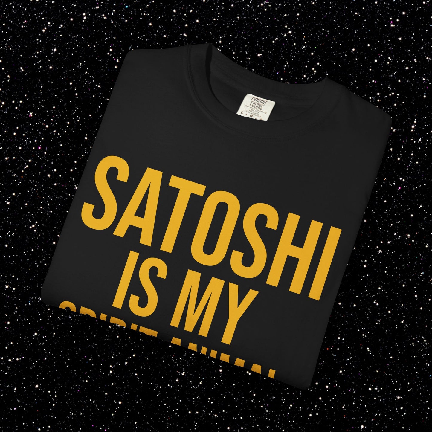 Satoshi Is My Spirit Animal Bitcoin Tee