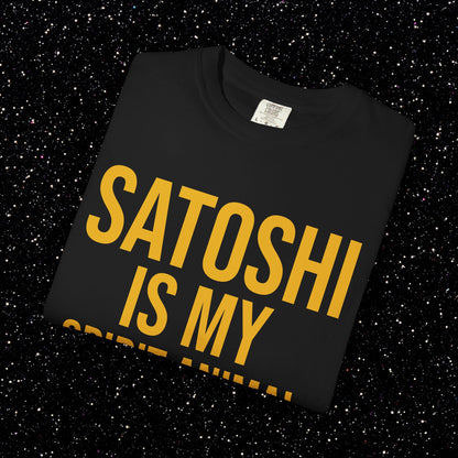 Satoshi Is My Spirit Animal Bitcoin Tee