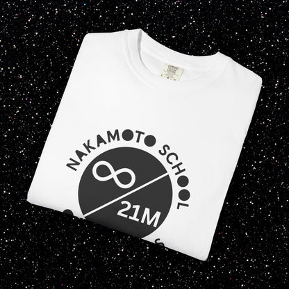 Nakamoto School of Economics ∞ / 21M Bitcoin Tee
