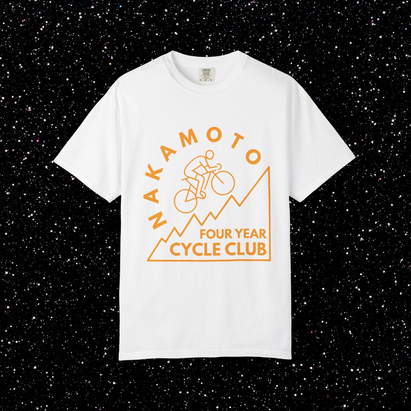 Nakamoto Four Year Cycle Club Bitcoin Line Tee