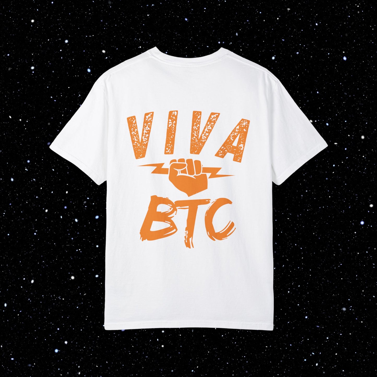 VIVA BTC Lightning Rod - Comfort Colors Bitcoin Shirt