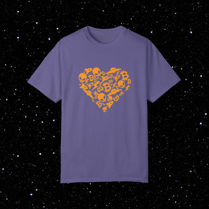 Bitcoin Alien Heart T-Shirt