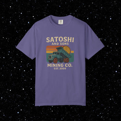 Satoshi and Sons - Bitcoin Comfort Colors Tee Shirt