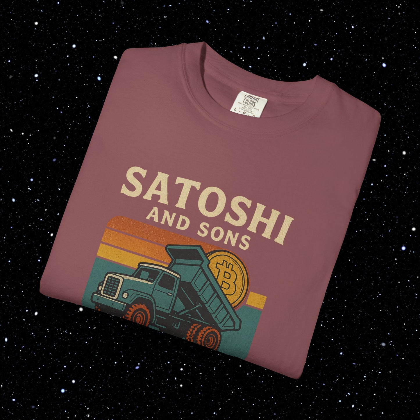 Satoshi and Sons - Bitcoin Comfort Colors Tee Shirt