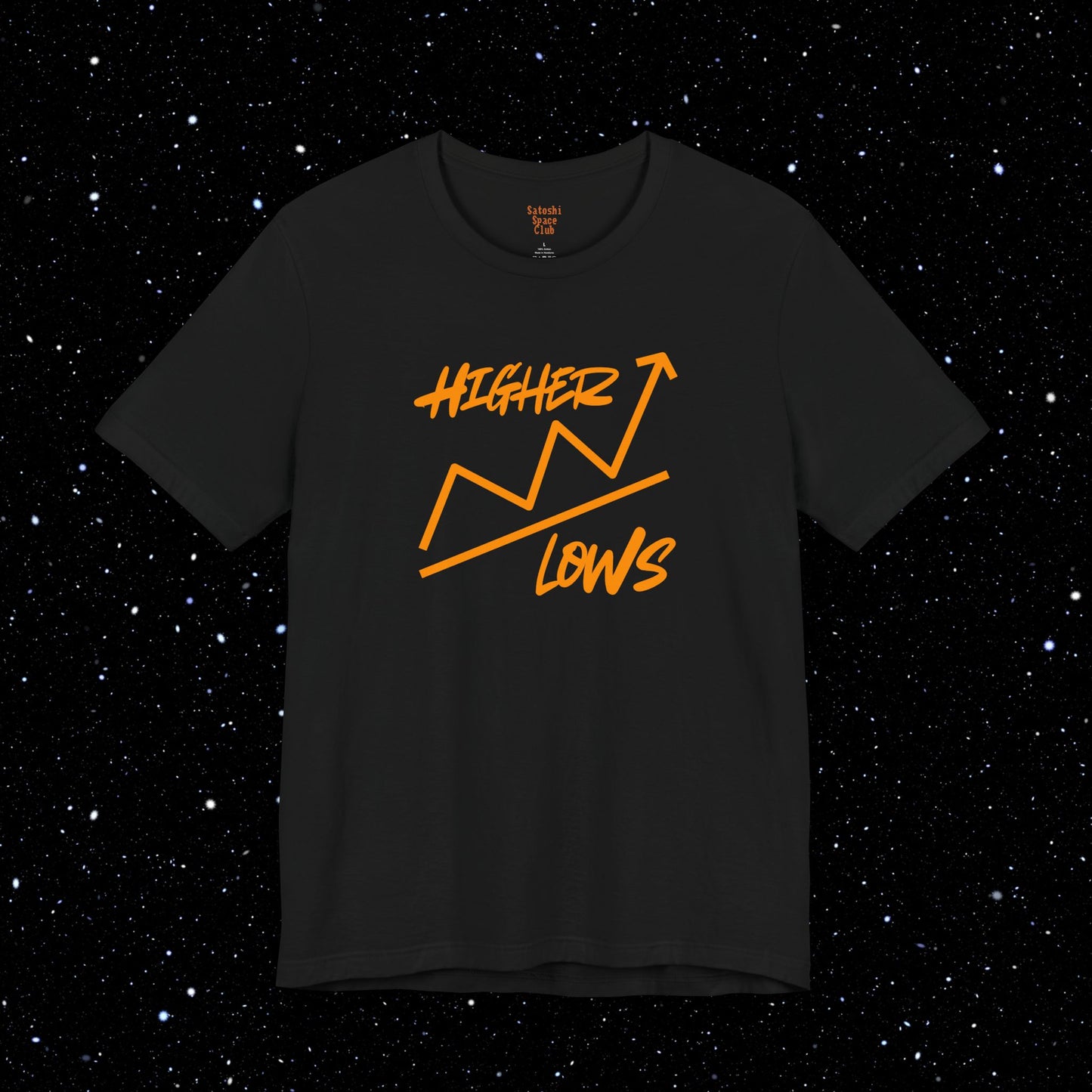 Higher Lows - Bitcoin Tee Shirt