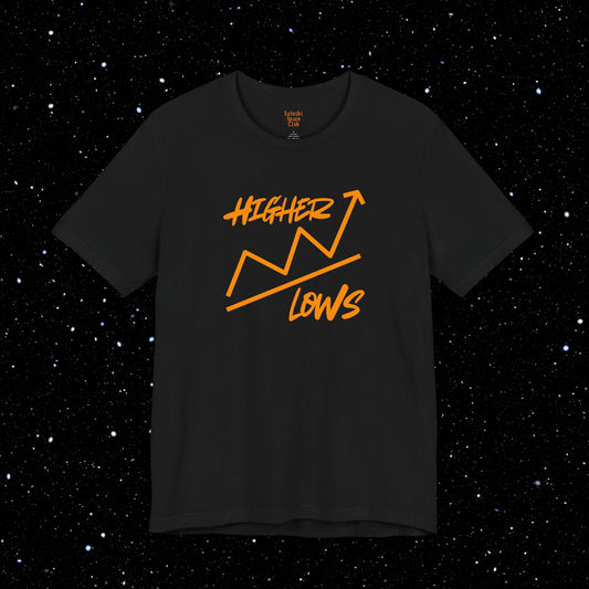 Higher Lows - Bitcoin Tee Shirt