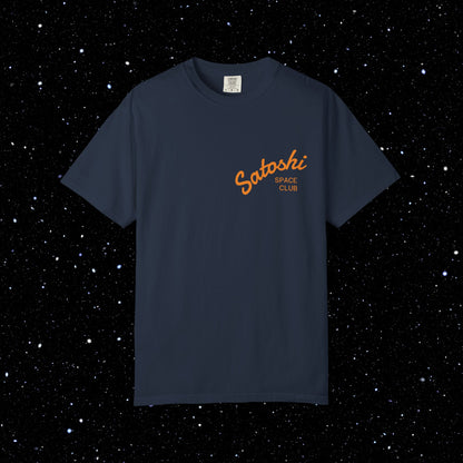 Its Not Anxiety Satoshi Space Club Back Print Tee