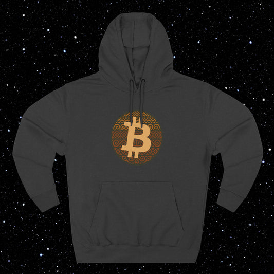 Bitcoin Tribal Logo Hoodie