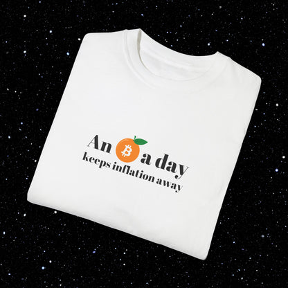 An Orange A Day Bitcoin Comfort Colors Tee Shirt