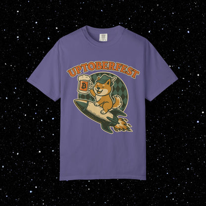 Bitcoin Uptoberfest Rocket Doge Tee