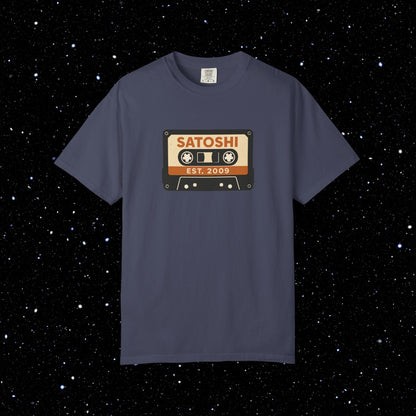 Satoshi Cassette Tape Bitcoin Tee