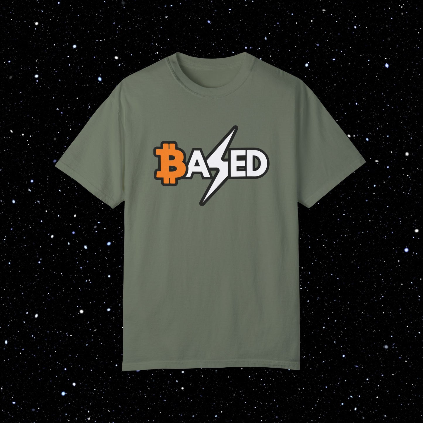 Based - Bitcoin Comfort Colors Tee Shirt