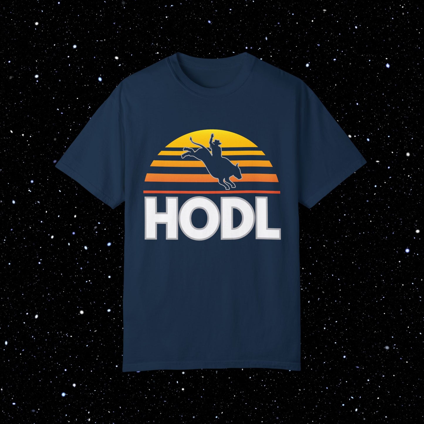 HODL Cowboy - Bitcoin Comfort Colors Tee Shirt