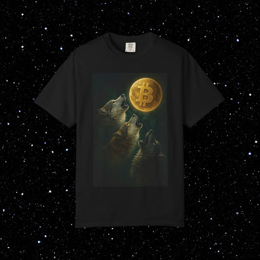 3 Wolf Boom Bitcoin Tee