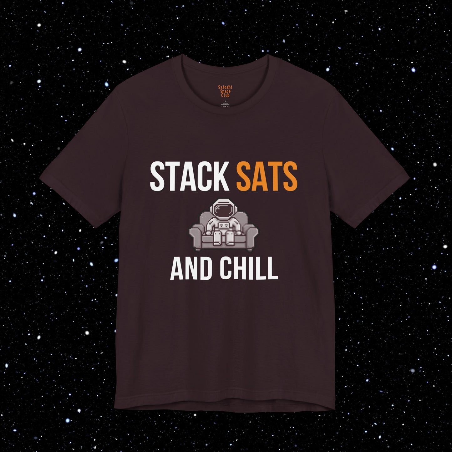 Stack Sats and Chill - Bitcoin Graphic Tee Shirt