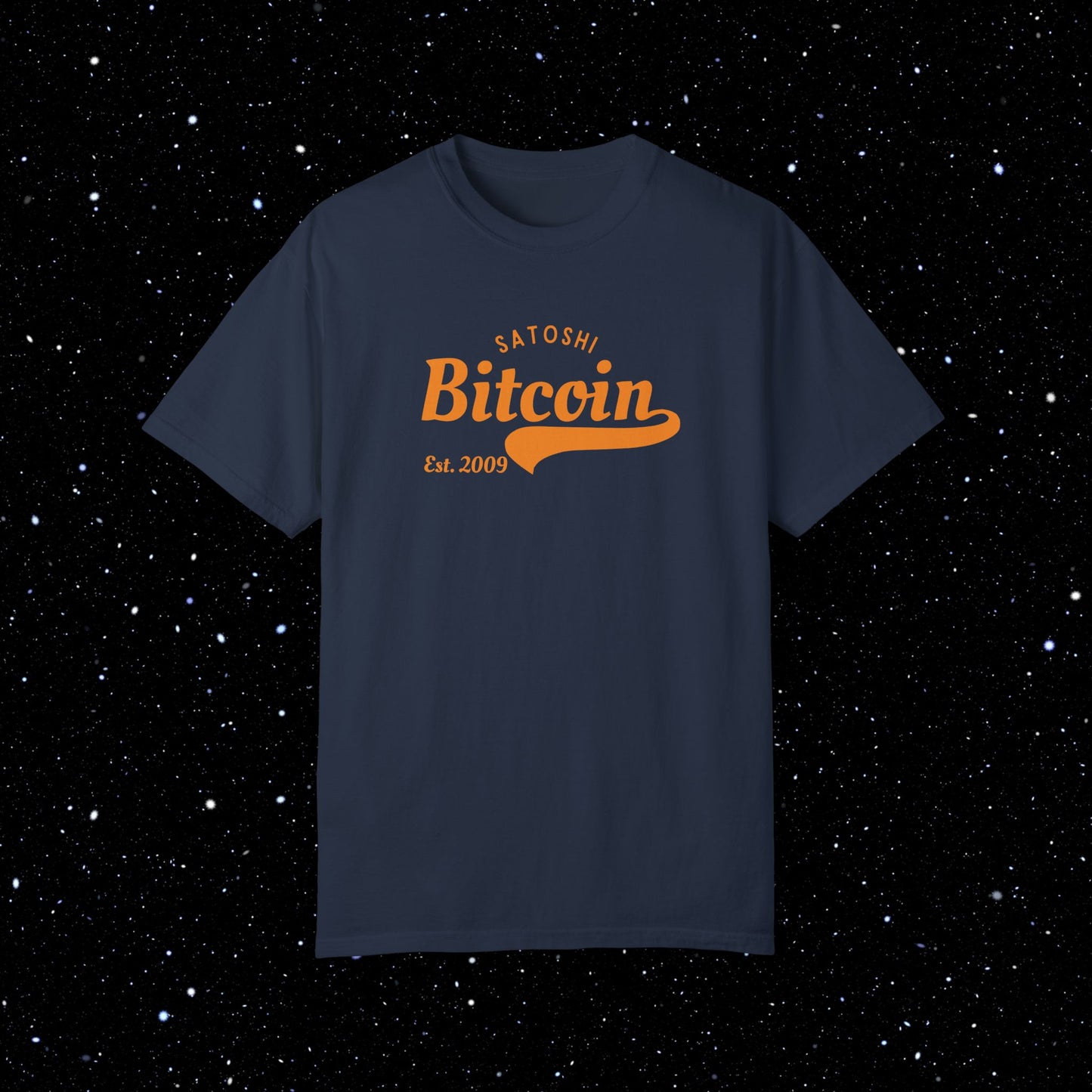 Bitcoin Satoshi - Baseball Comfort Colors Tee Shirt