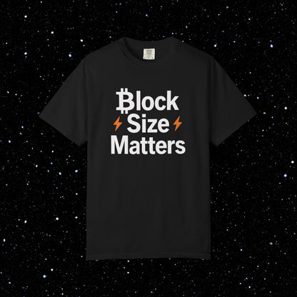 Bitcoin Block Size Matters Lightning Tee