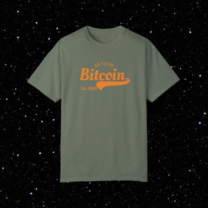 Bitcoin Satoshi - Baseball Comfort Colors Tee Shirt