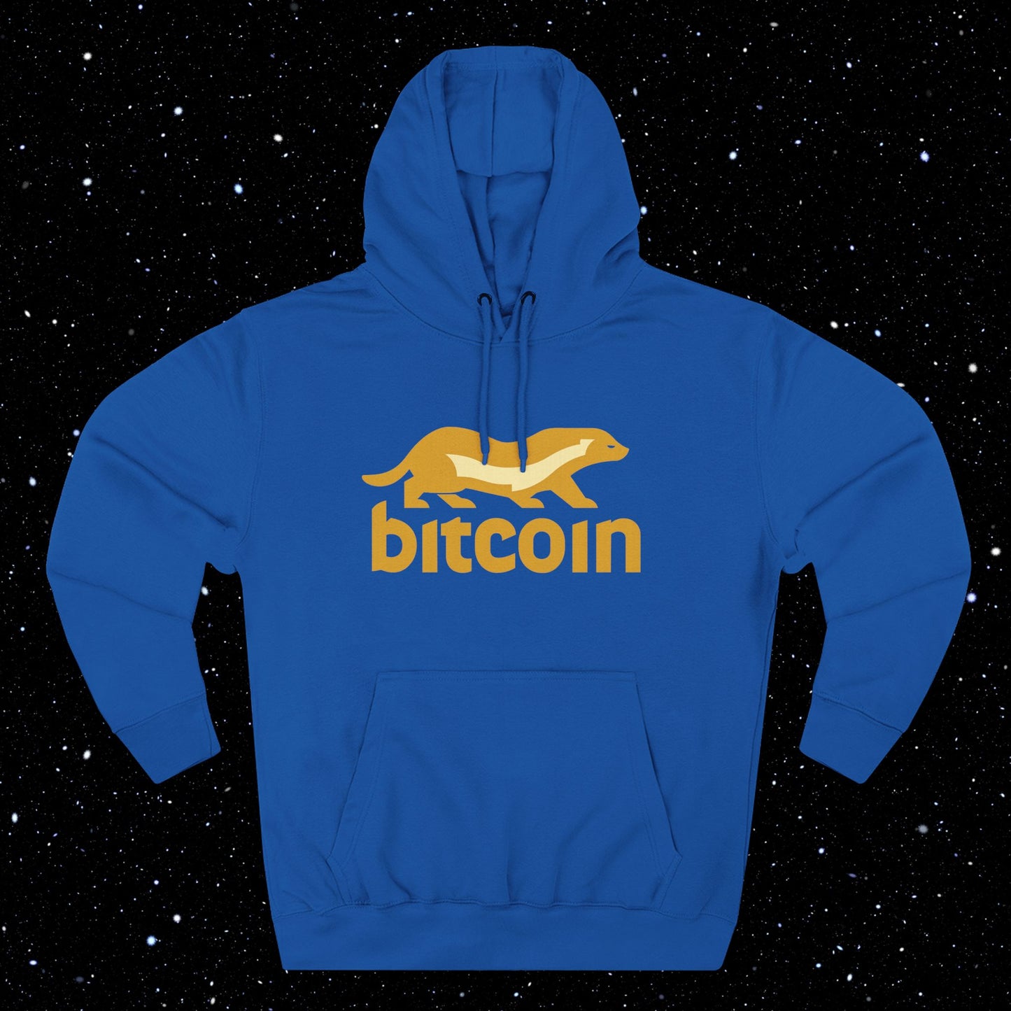 Bitcoin Honey Badger Fleece Hoodie