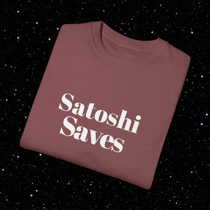 Satoshi Saves - Bitcoin Comfort Colors Tee Shirt