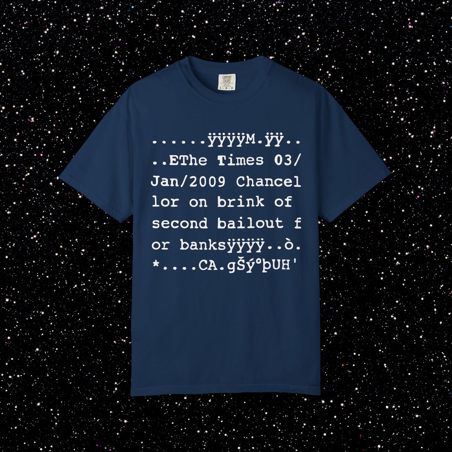 Genesis Block Glitch Tee