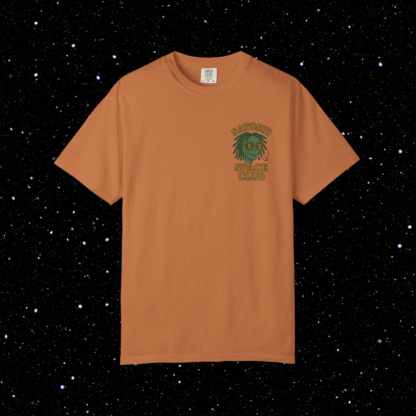 Satoshi Space Club Spaced Alien Backprint Tee