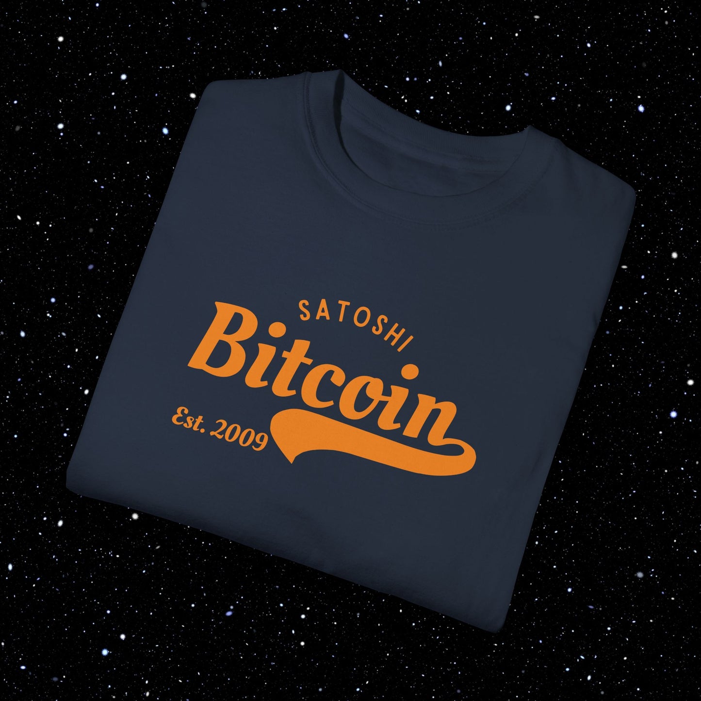 Bitcoin Satoshi - Baseball Comfort Colors Tee Shirt