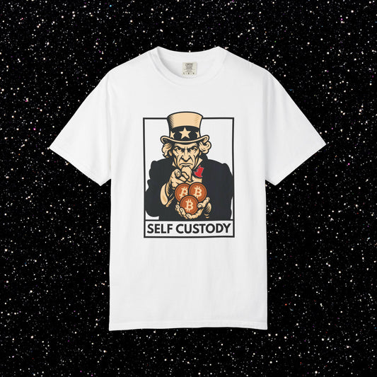SELF CUSTODY Uncle Sam Bitcoin Tee