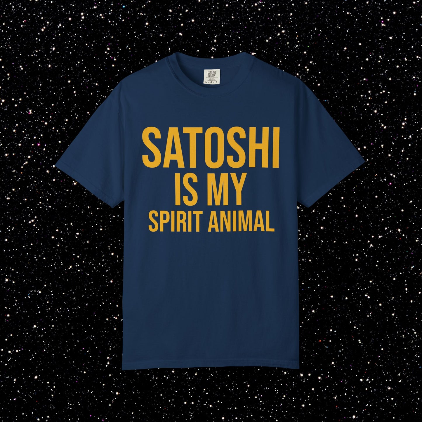 Satoshi Is My Spirit Animal Bitcoin Tee