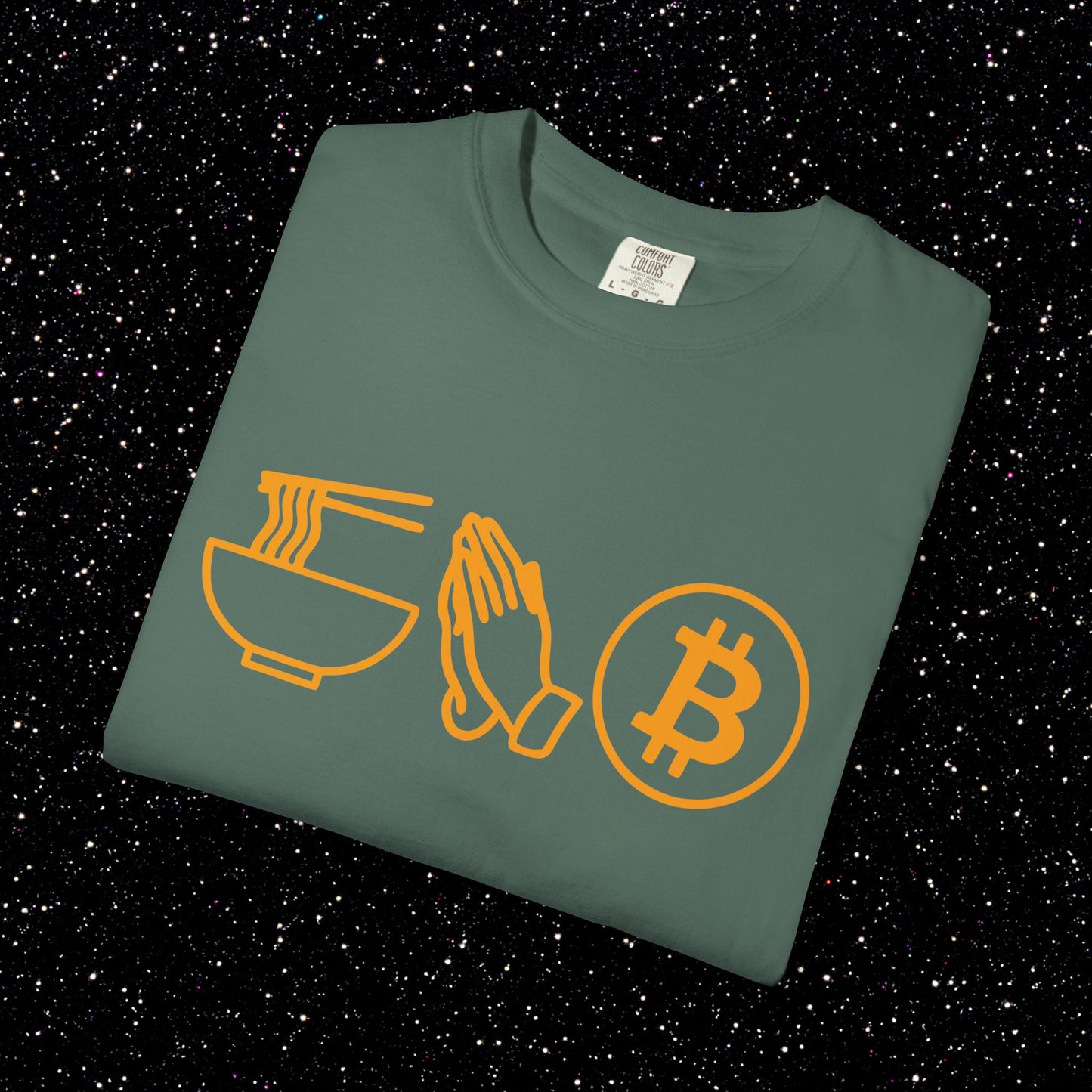 Eat Pray Bitcoin Tee