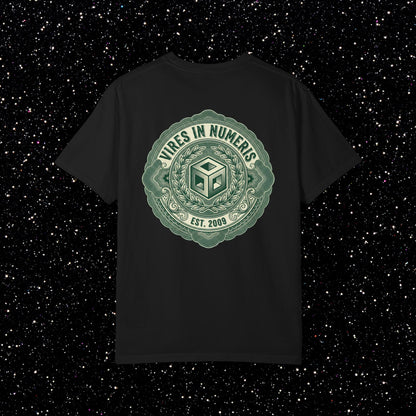 Sound Money Crest T-Shirt – Vires in Numeris Back Print | Bitcoin Opsec Tee