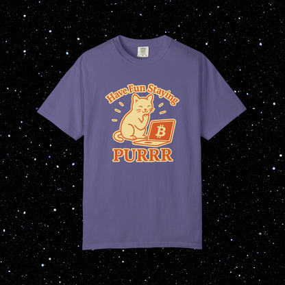 Have Fun Staying Purrr Bitcoin Tee 🐱