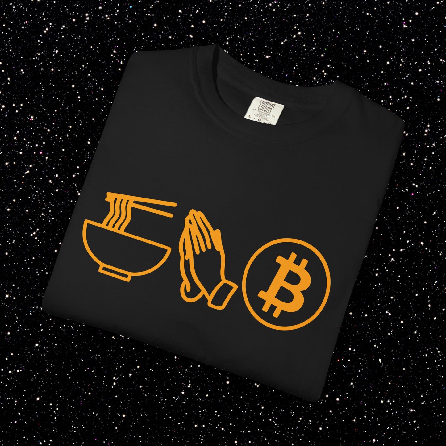 Eat Pray Bitcoin Tee