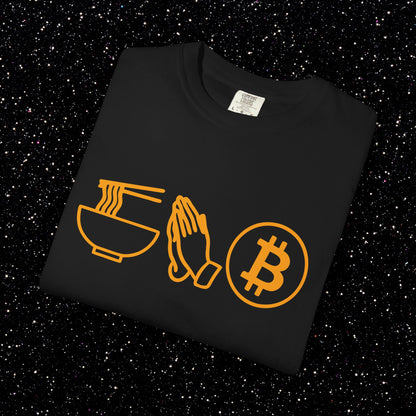 Eat Pray Bitcoin Tee